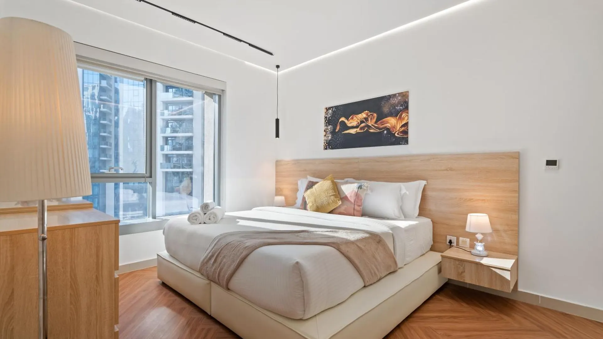 Upscale 1Br Stay Boulevard Outlook Dubaj Apartament